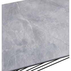'INFINITY 2 Coffee Table, Ashen Marble / Black' 'INFINITY 2 Coffee Table, Ashen Marble / Black'