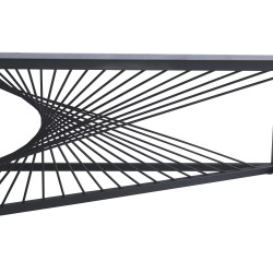 'INFINITY 2 Coffee Table, Ashen Marble / Black' 'INFINITY 2 Coffee Table, Ashen Marble / Black'