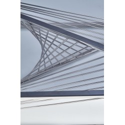 'INFINITY Coffee Table, Frame - Silver, Glass - Smoked' 'INFINITY Coffee Table, Frame - Silver, Glass - Smoked'