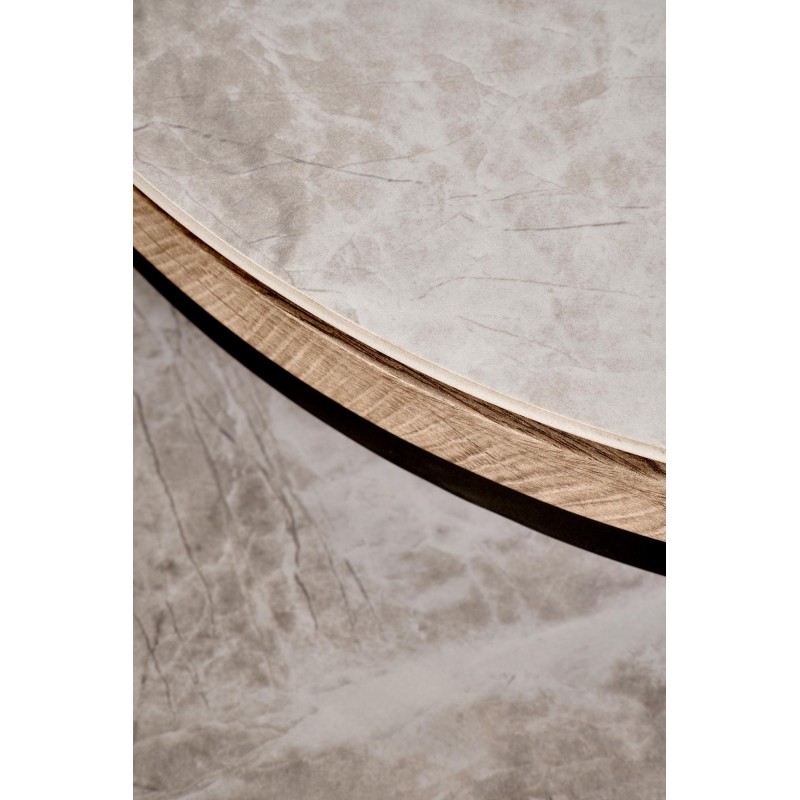 'ITAKA Set of 2 Benches, Ashen Marble / Graphite' 'ITAKA Set of 2 Benches, Ashen Marble / Graphite'