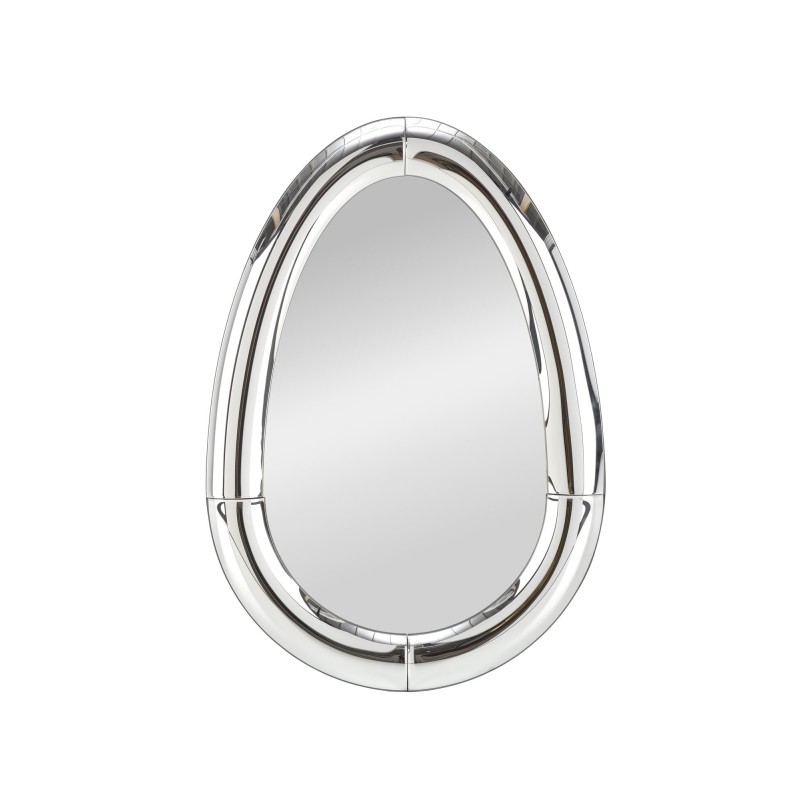 'IVORY Hanging Mirror, Silver' 'IVORY Hanging Mirror, Silver'