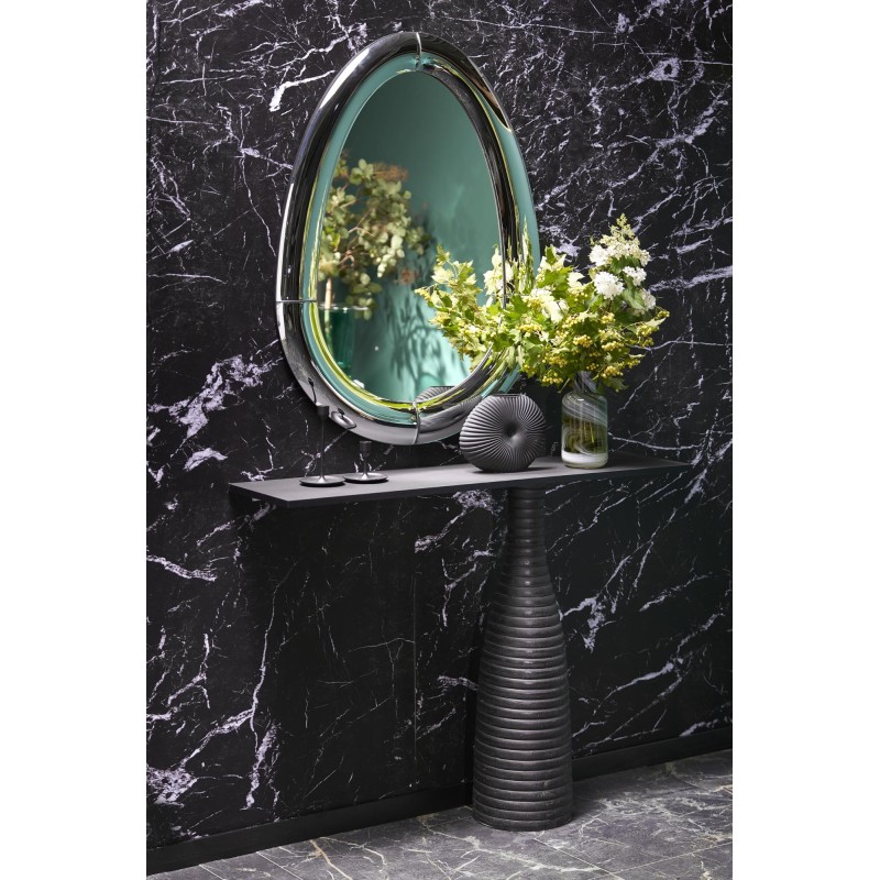 'IVORY Hanging Mirror, Silver' 'IVORY Hanging Mirror, Silver'