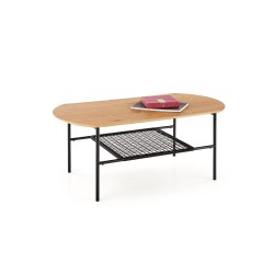 'JACKSONA Golden Oak/Black Coffee Table'