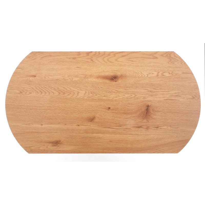'JACKSONA Golden Oak/Black Coffee Table' 'JACKSONA Golden Oak/Black Coffee Table'