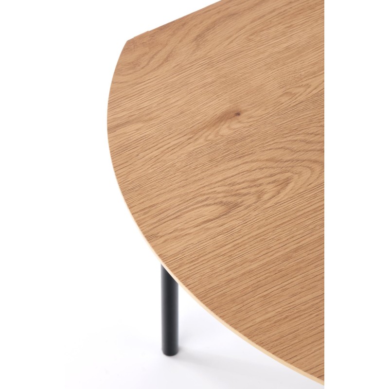 'JACKSONA Golden Oak/Black Coffee Table' 'JACKSONA Golden Oak/Black Coffee Table'