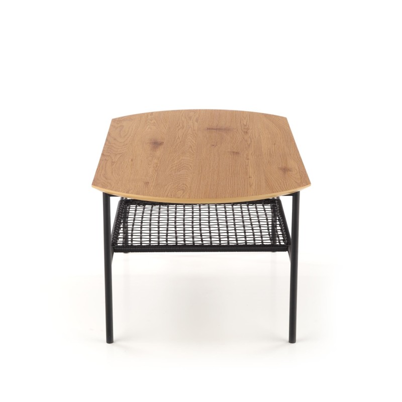 'JACKSONA Golden Oak/Black Coffee Table' 'JACKSONA Golden Oak/Black Coffee Table'