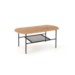 'JACKSONA Golden Oak/Black Coffee Table' 'JACKSONA Golden Oak/Black Coffee Table'