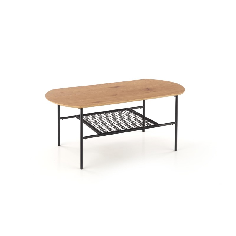 'JACKSONA Golden Oak/Black Coffee Table' 'JACKSONA Golden Oak/Black Coffee Table'
