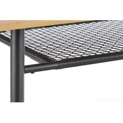 'JACKSON Table, Top - Golden Oak, Leg - Black' 'JACKSON Table, Top - Golden Oak, Leg - Black'