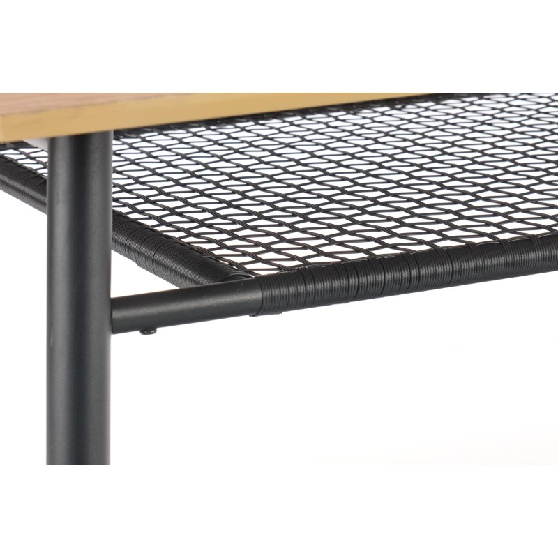 'JACKSON Table, Top - Golden Oak, Leg - Black' 'JACKSON Table, Top - Golden Oak, Leg - Black'