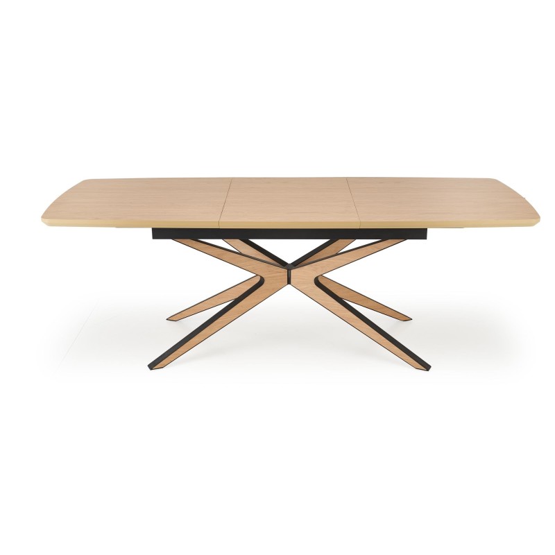 'JAMES Extendable Table, Natural / Black' 'JAMES Extendable Table, Natural / Black'