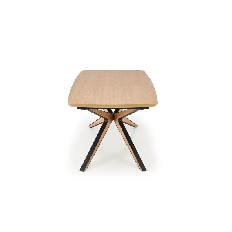 'JAMES Extendable Table, Natural / Black' 'JAMES Extendable Table, Natural / Black'