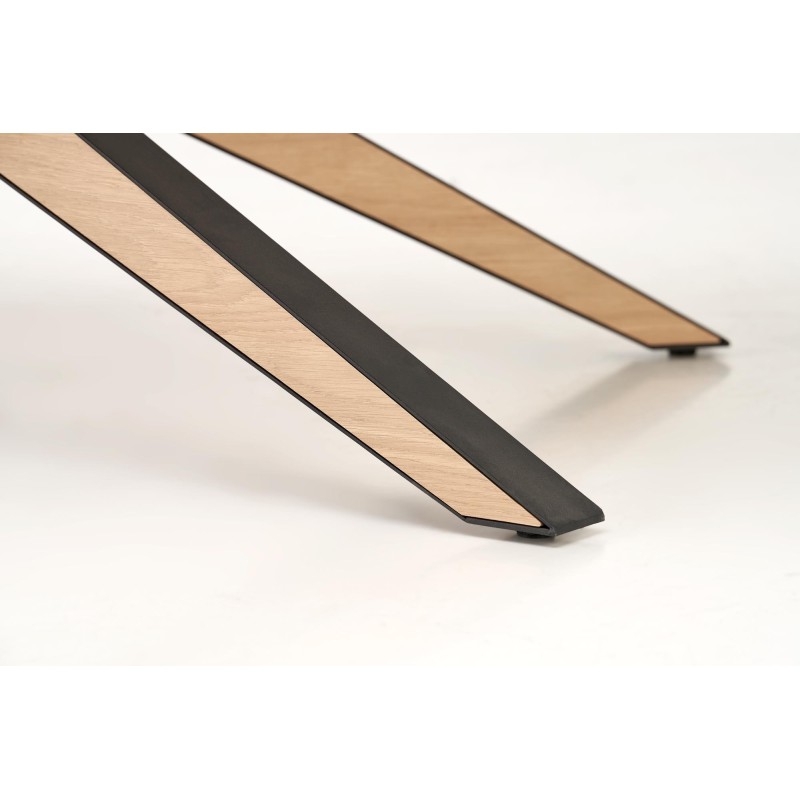 'JAMES Extendable Table, Natural / Black' 'JAMES Extendable Table, Natural / Black'