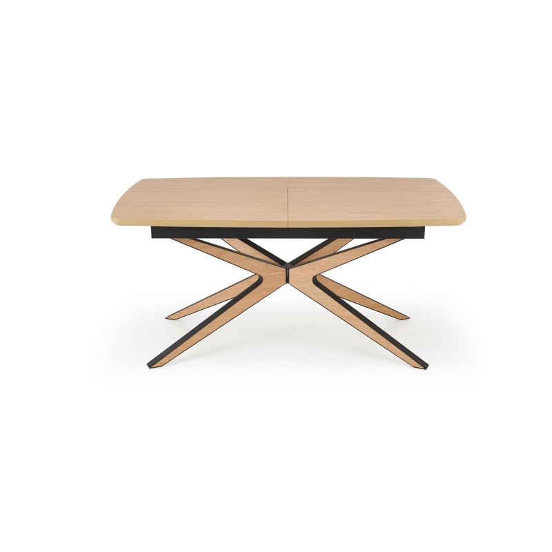 'JAMES Extendable Table, Natural / Black' 'JAMES Extendable Table, Natural / Black'