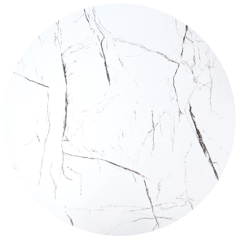 'JAVA Set of 2 Benches, White Marble / Black' 'JAVA Set of 2 Benches, White Marble / Black'
