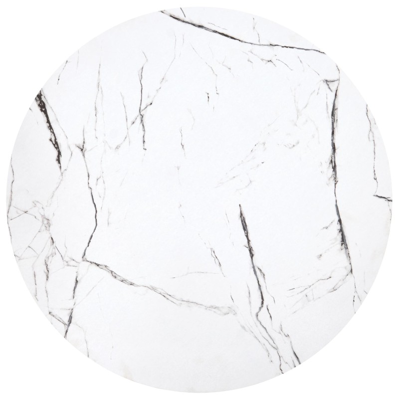 'JAVA Set of 2 Benches, White Marble / Black' 'JAVA Set of 2 Benches, White Marble / Black'