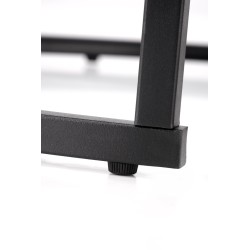 'JAVA Set of 2 Benches, Black Marble / Black' 'JAVA Set of 2 Benches, Black Marble / Black'