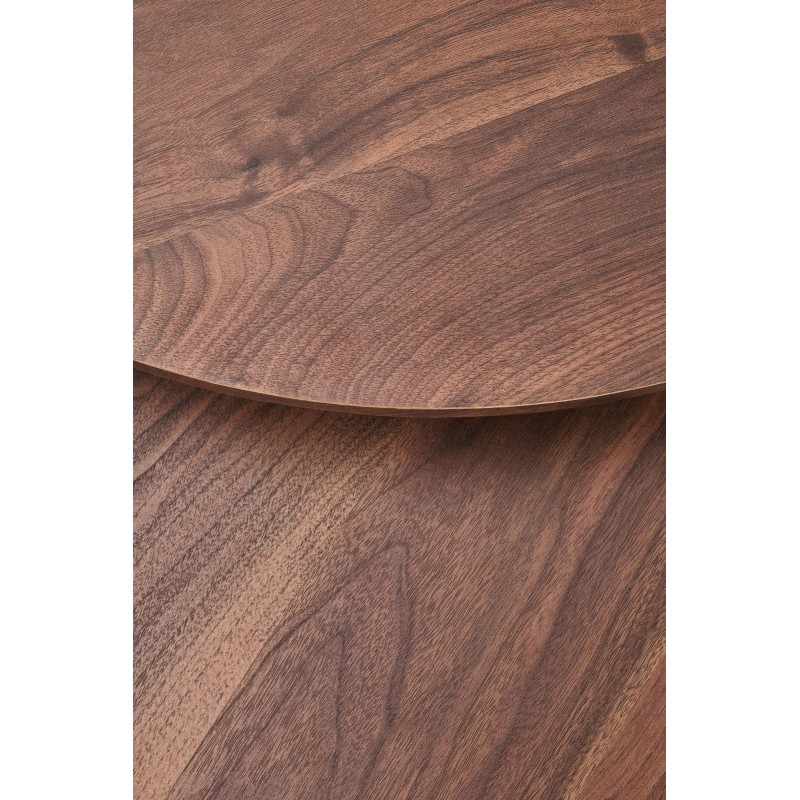 'JAVA Set of 2 Benches, Walnut / Black' 'JAVA Set of 2 Benches, Walnut / Black'