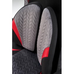'JENSEN Office Chair, Black - Ash - Red' 'JENSEN Office Chair, Black - Ash - Red'