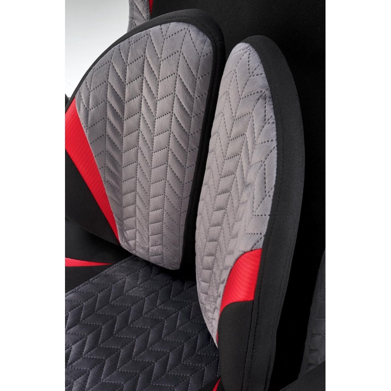 'JENSEN Office Chair, Black - Ash - Red' 'JENSEN Office Chair, Black - Ash - Red'