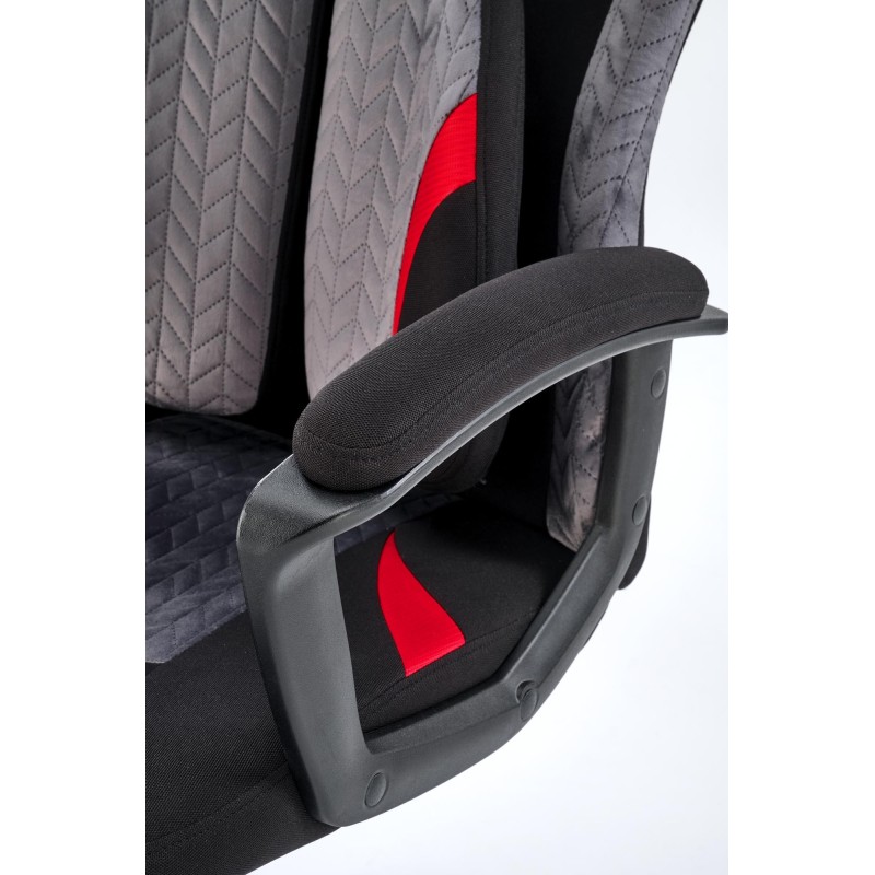 'JENSEN Office Chair, Black - Ash - Red' 'JENSEN Office Chair, Black - Ash - Red'
