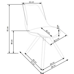 'K201 Black Chair' 'K201 Black Chair'