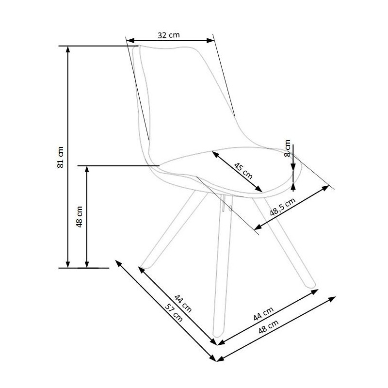 'K201 Black Chair' 'K201 Black Chair'
