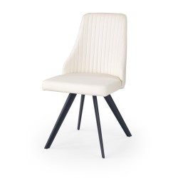 'K206 White / Black Chair'