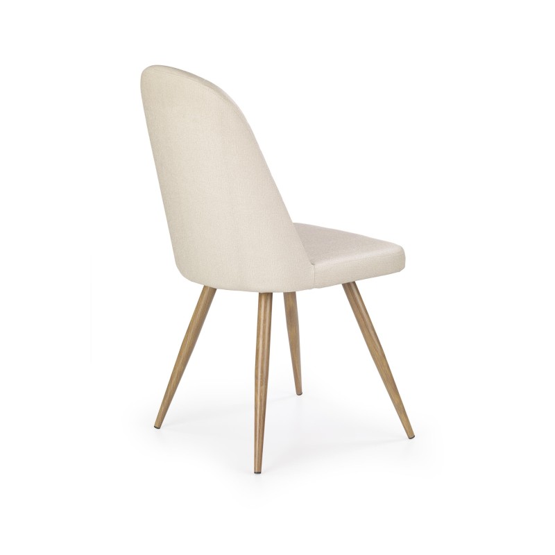 'K214 Dark Cream Chair / Honey Oak' 'K214 Dark Cream Chair / Honey Oak'