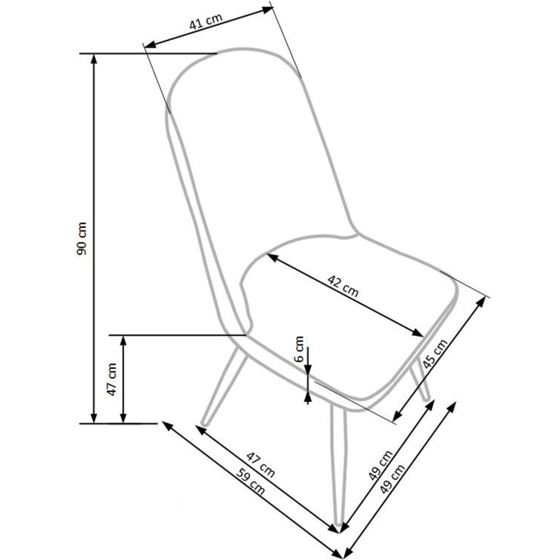'K214 Dark Cream Chair / Honey Oak' 'K214 Dark Cream Chair / Honey Oak'