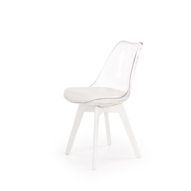 'K245 Colorless / White Chair' 'K245 Colorless / White Chair'