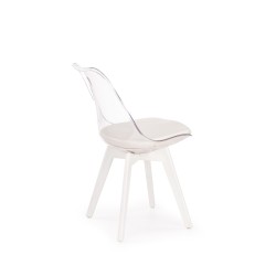 'K245 Colorless / White Chair' 'K245 Colorless / White Chair'