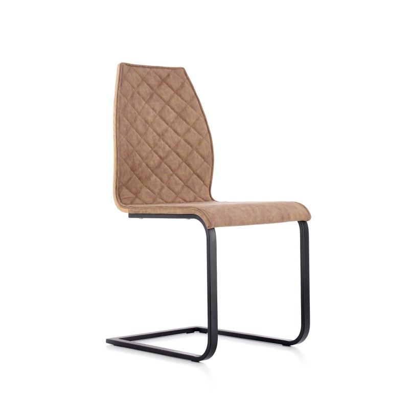 'K265 Chair Black / Brown / Honey Oak' 'K265 Chair Black / Brown / Honey Oak'