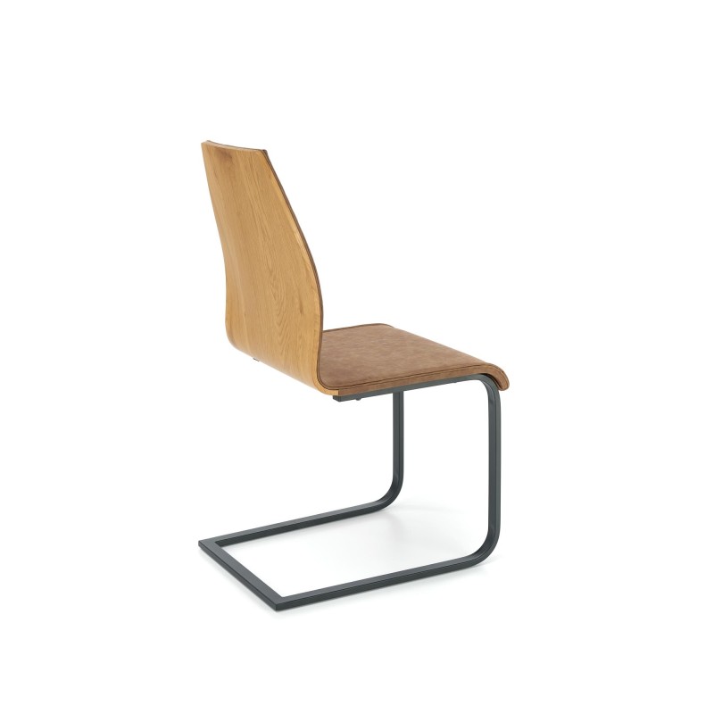 'K265 Chair Black / Brown / Honey Oak' 'K265 Chair Black / Brown / Honey Oak'