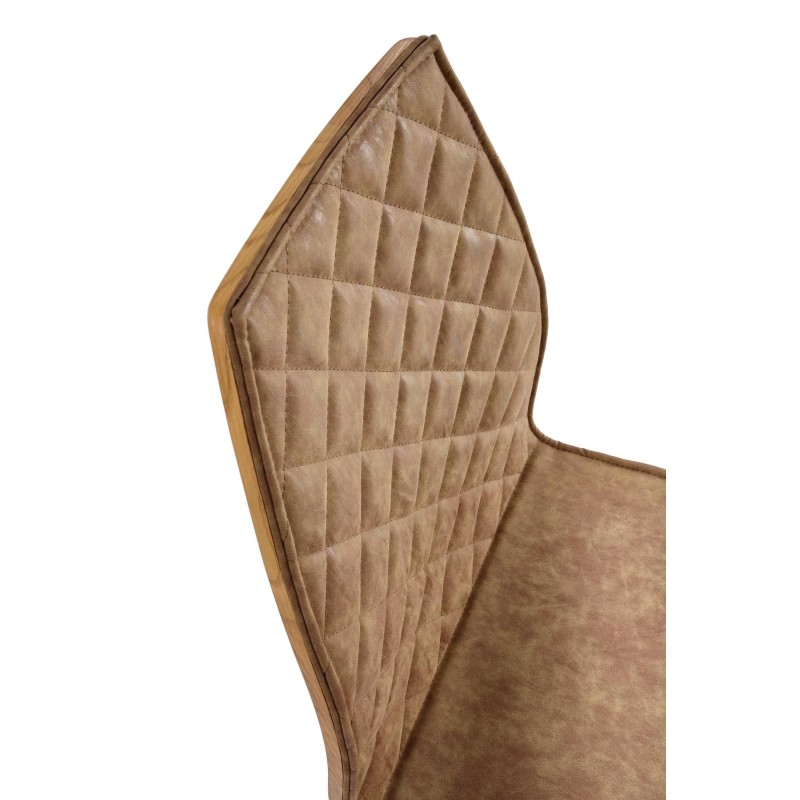 'K265 Chair Black / Brown / Honey Oak' 'K265 Chair Black / Brown / Honey Oak'