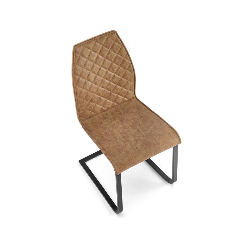 'K265 Chair Black / Brown / Honey Oak' 'K265 Chair Black / Brown / Honey Oak'