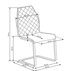 'K265 Chair Black / Brown / Honey Oak' 'K265 Chair Black / Brown / Honey Oak'