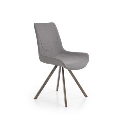 'K290 Ash Grey / Antique Gold Chair'