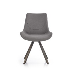 'K290 Ash Grey / Antique Gold Chair' 'K290 Ash Grey / Antique Gold Chair'