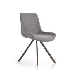 'K290 Ash Grey / Antique Gold Chair' 'K290 Ash Grey / Antique Gold Chair'