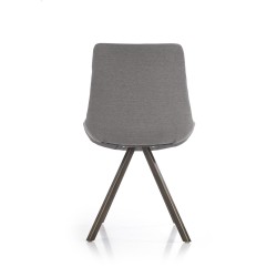 'K290 Ash Grey / Antique Gold Chair' 'K290 Ash Grey / Antique Gold Chair'