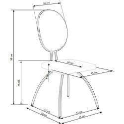 'K298 Light Ash / Graphite Chair' 'K298 Light Ash / Graphite Chair'