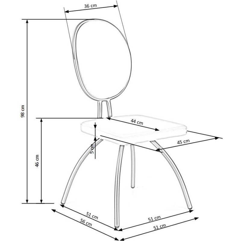 'K298 Light Ash / Graphite Chair' 'K298 Light Ash / Graphite Chair'