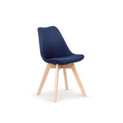 'K303 Dark Blue Chair / Beech'