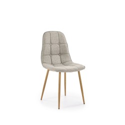'K316 Upholstered Chair - Beige, Legs - Honey Oak'