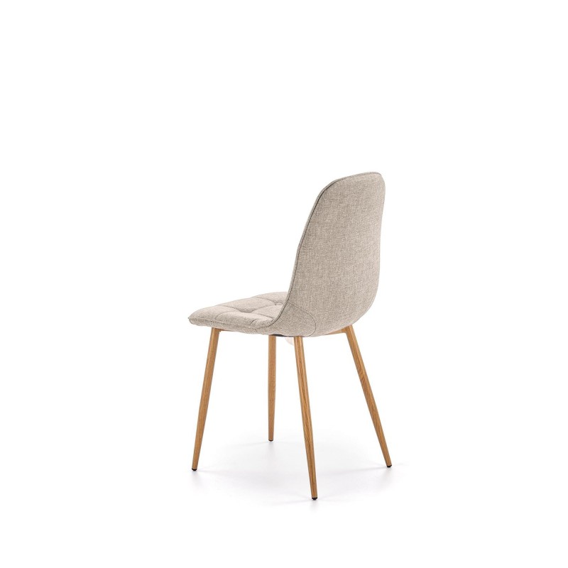 'K316 Upholstered Chair - Beige, Legs - Honey Oak' 'K316 Upholstered Chair - Beige, Legs - Honey Oak'