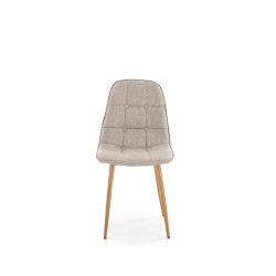 'K316 Upholstered Chair - Beige, Legs - Honey Oak' 'K316 Upholstered Chair - Beige, Legs - Honey Oak'