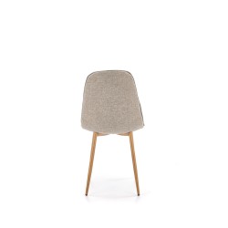 'K316 Upholstered Chair - Beige, Legs - Honey Oak' 'K316 Upholstered Chair - Beige, Legs - Honey Oak'