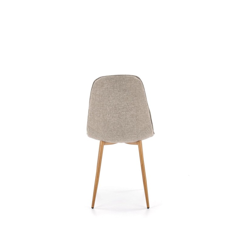 'K316 Upholstered Chair - Beige, Legs - Honey Oak' 'K316 Upholstered Chair - Beige, Legs - Honey Oak'