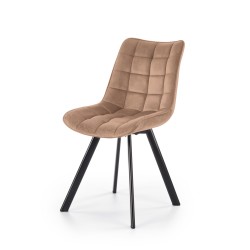 'K332 Chair Legs - Black, Seat - Beige'